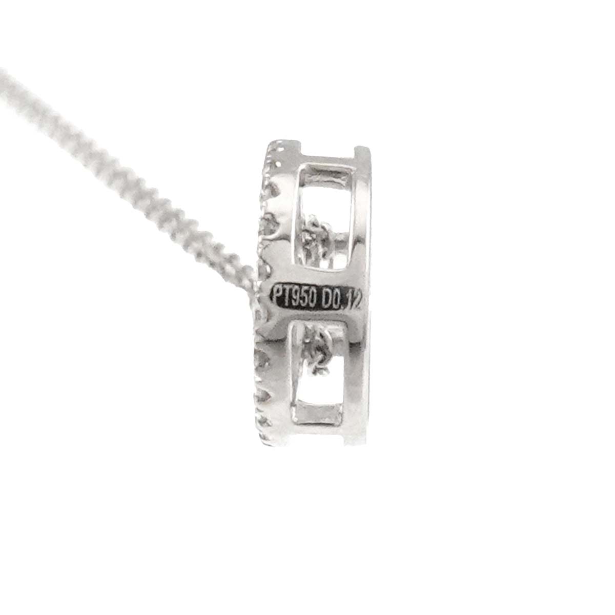 Diamond 0.12ct Necklace Pt Platinum