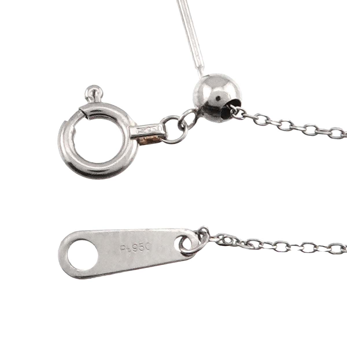 Diamond 0.12ct Necklace Pt Platinum