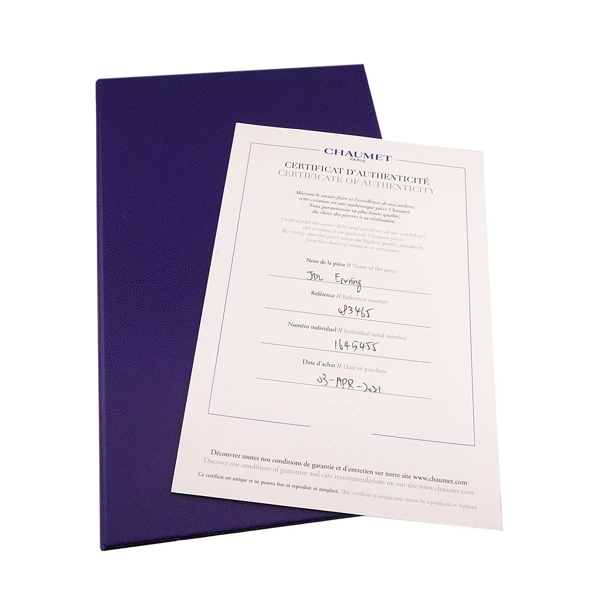 Liens Turquoise Diamond Earring Pierced 18K PG One Piece only