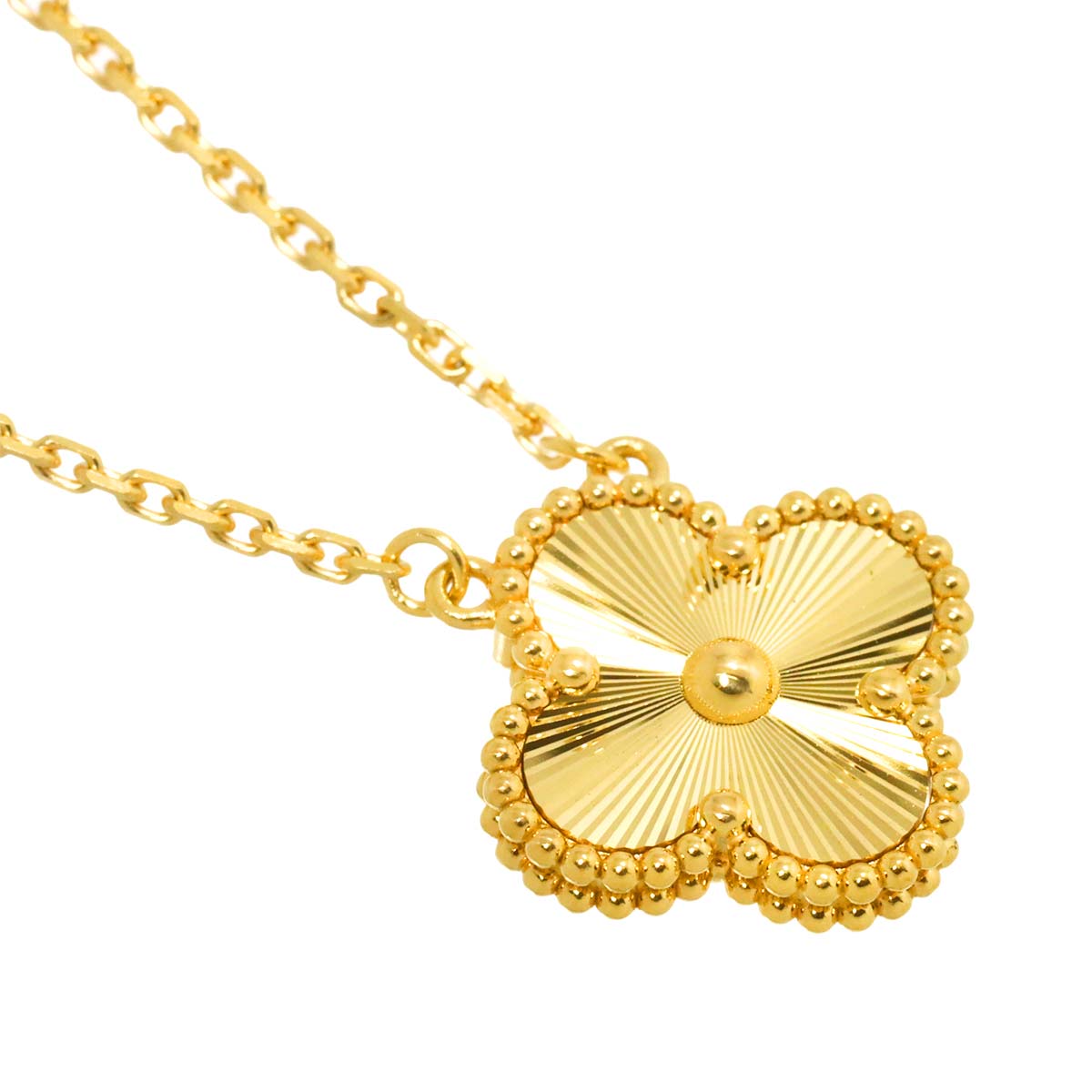 Vintage Alhambra Necklace 18K Yellow Gold 750