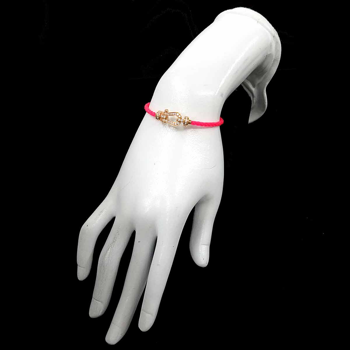 Force 10 Full Diamond Bracelet MM 18K YG 750 Steel Size14