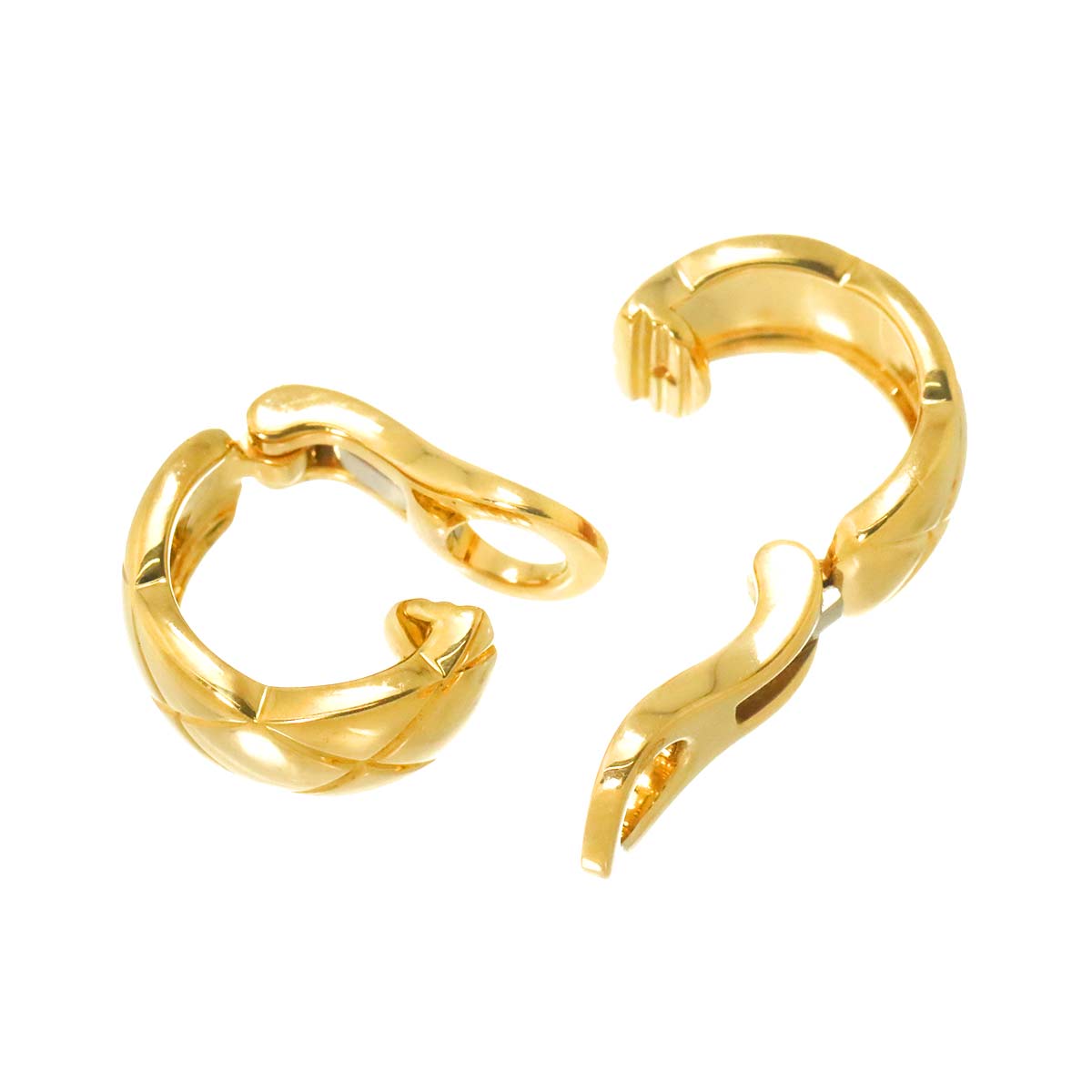 Coco Crush Earrings Clip on 18K YG 750