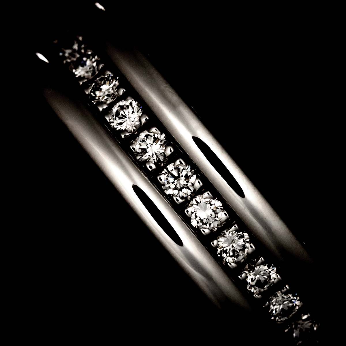 B-zero1 Band Diamond Ring 18K WG 750 size48 4.5(US)