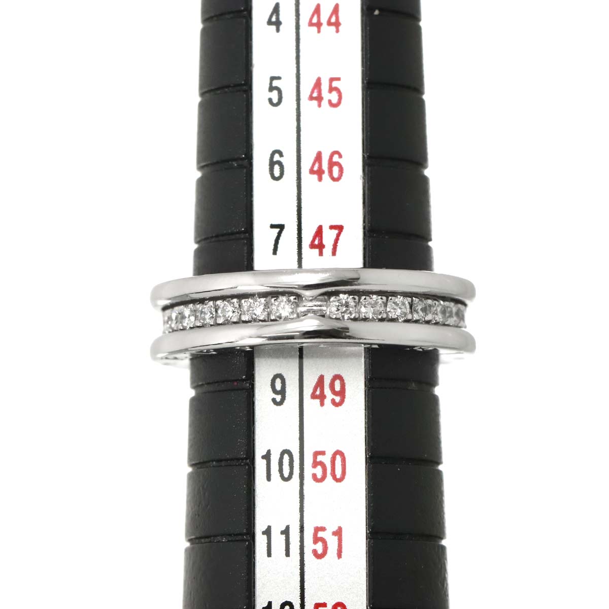 B-zero1 Band Diamond Ring 18K WG 750 size48 4.5(US)