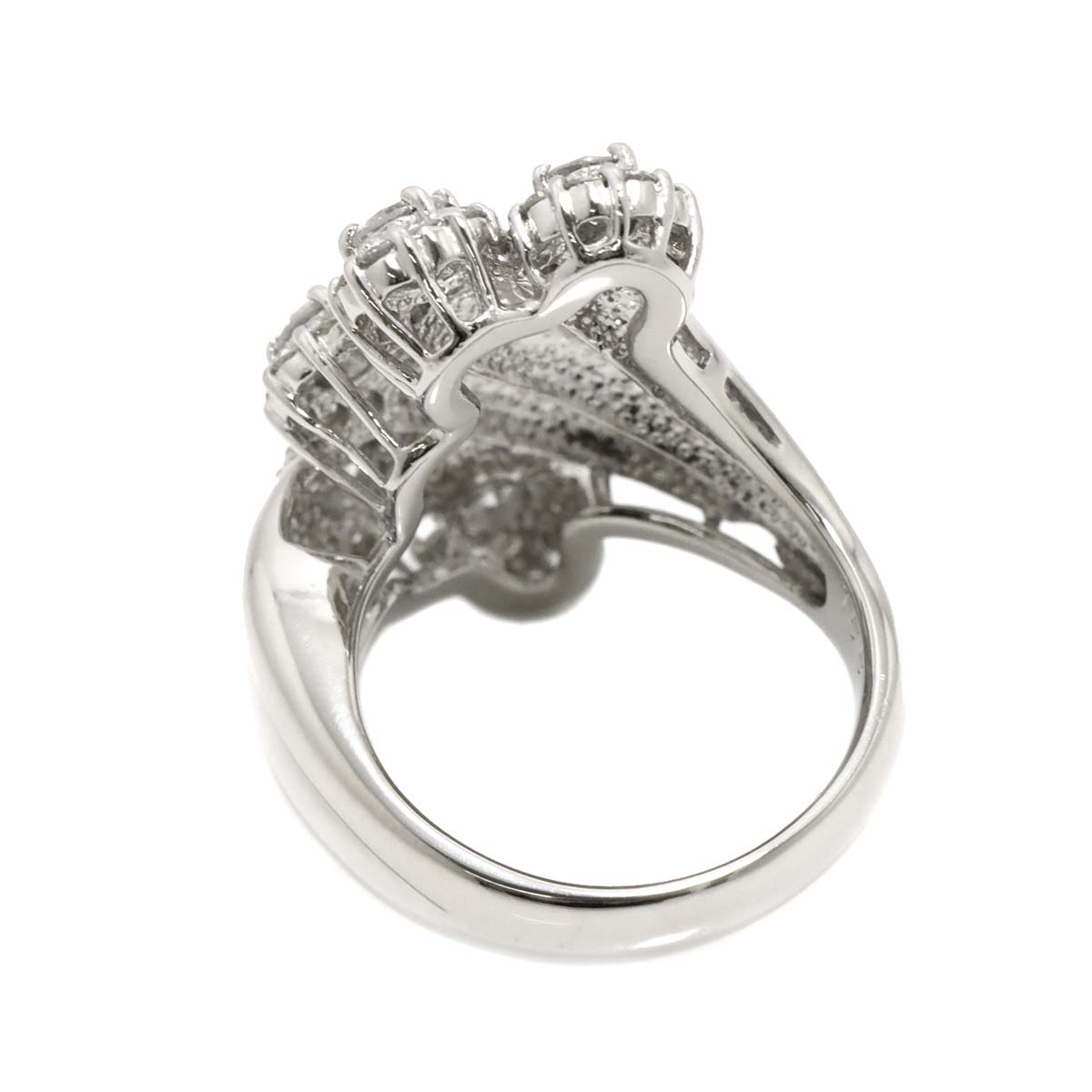 Diamond 1.55ct Ring Pt size5.75-6(US)