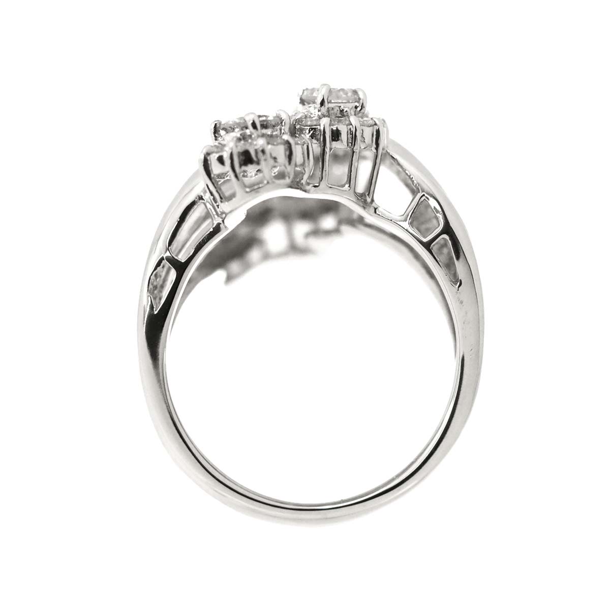 Diamond 1.55ct Ring Pt size5.75-6(US)