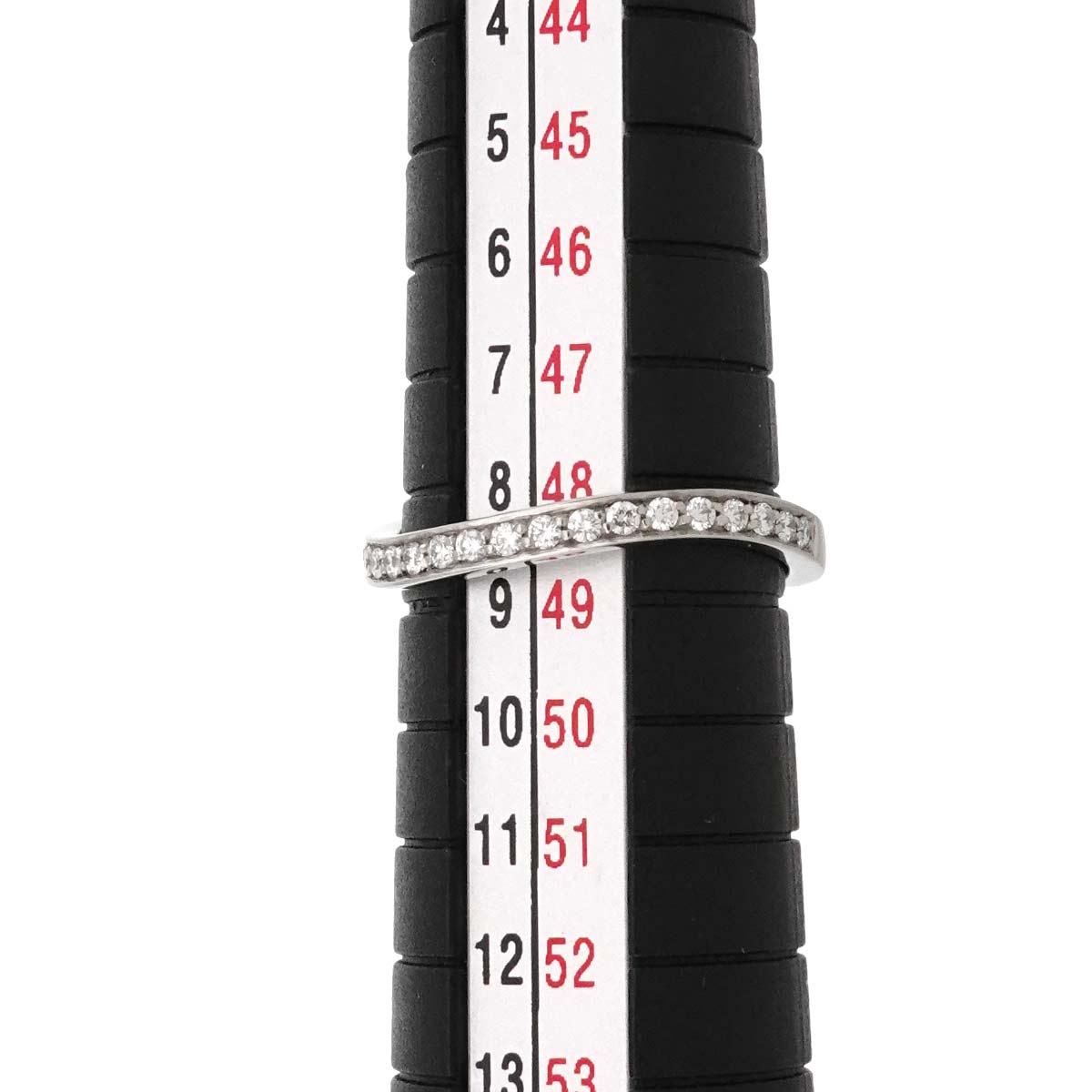 RUBAN Half Diamond Ring Platinum size48 4.5(US)