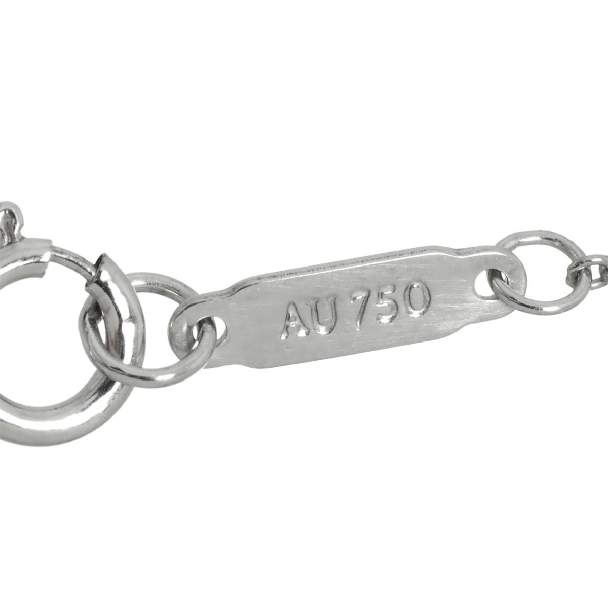 Chain Necklace 18K White Gold 750