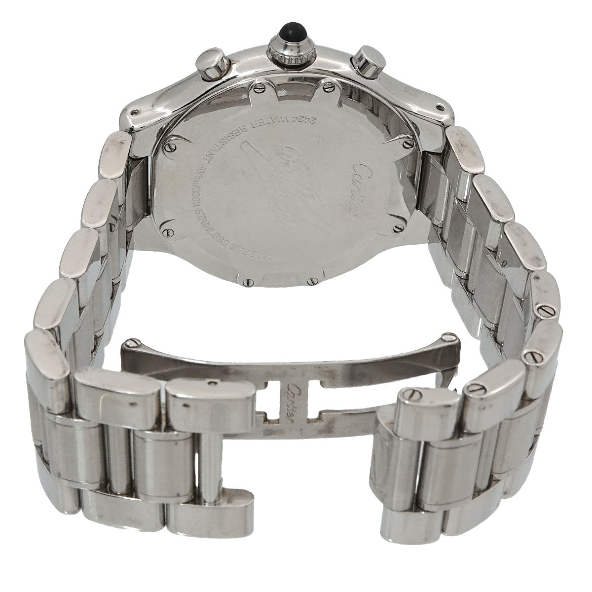 Must 21 Chronoscaph W10172T2 Quartz Black Dial Mens Watch