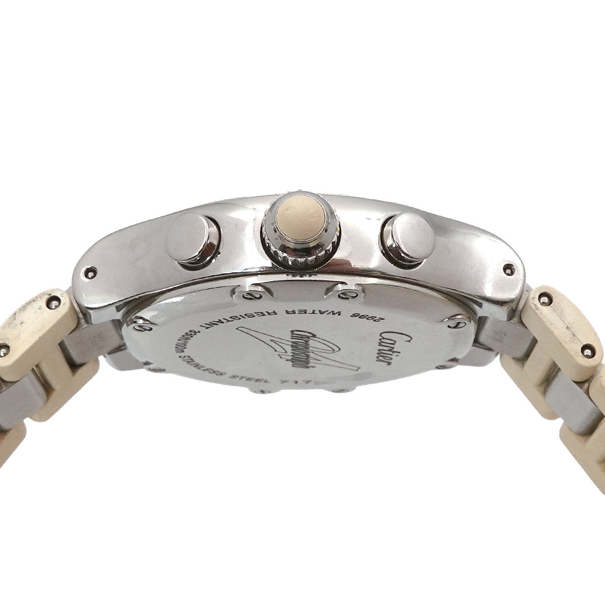 Must 21 Chronoscaph W10197U2 Quartz White Dial Ladies Watch