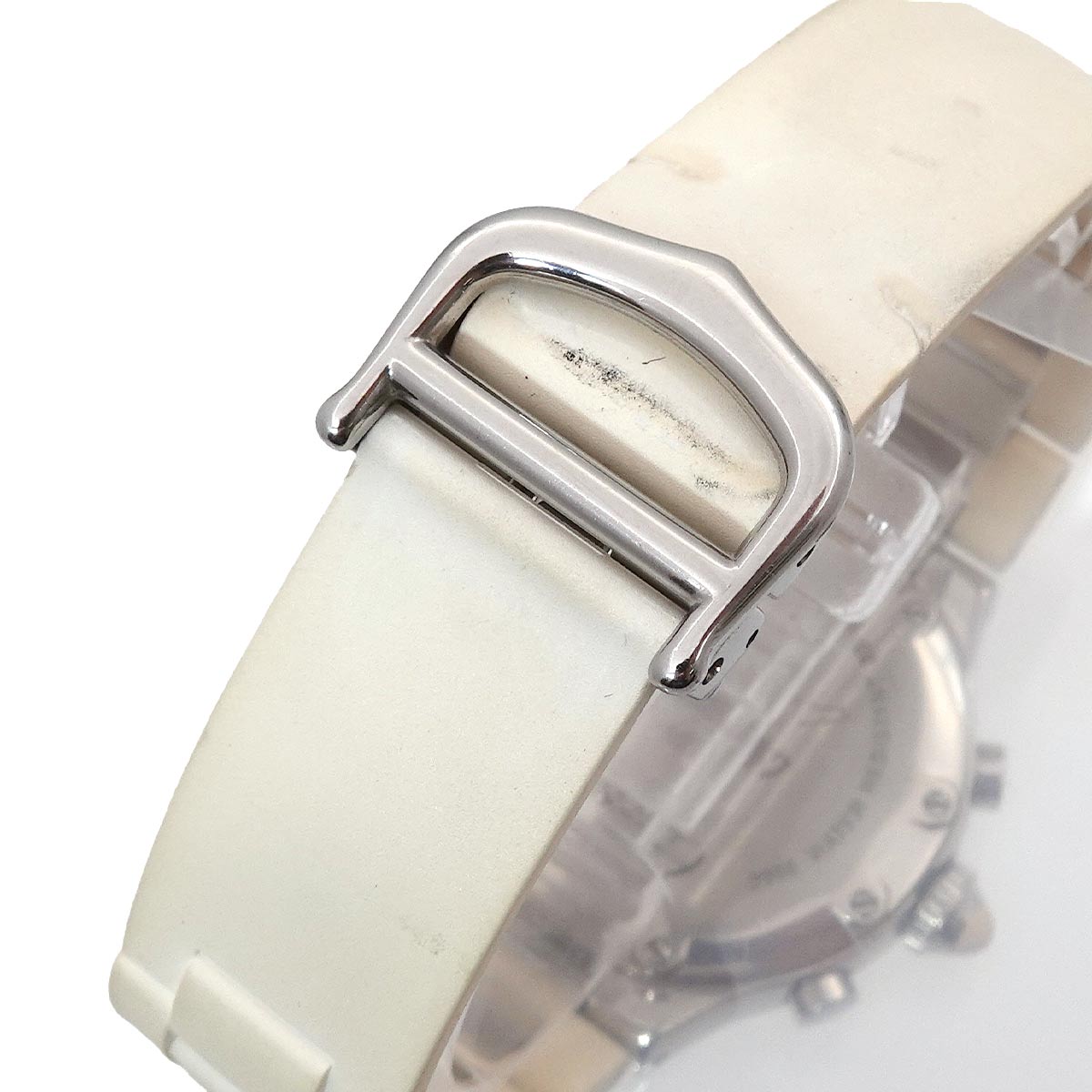 Must 21 Chronoscaph W10197U2 Quartz White Dial Ladies Watch