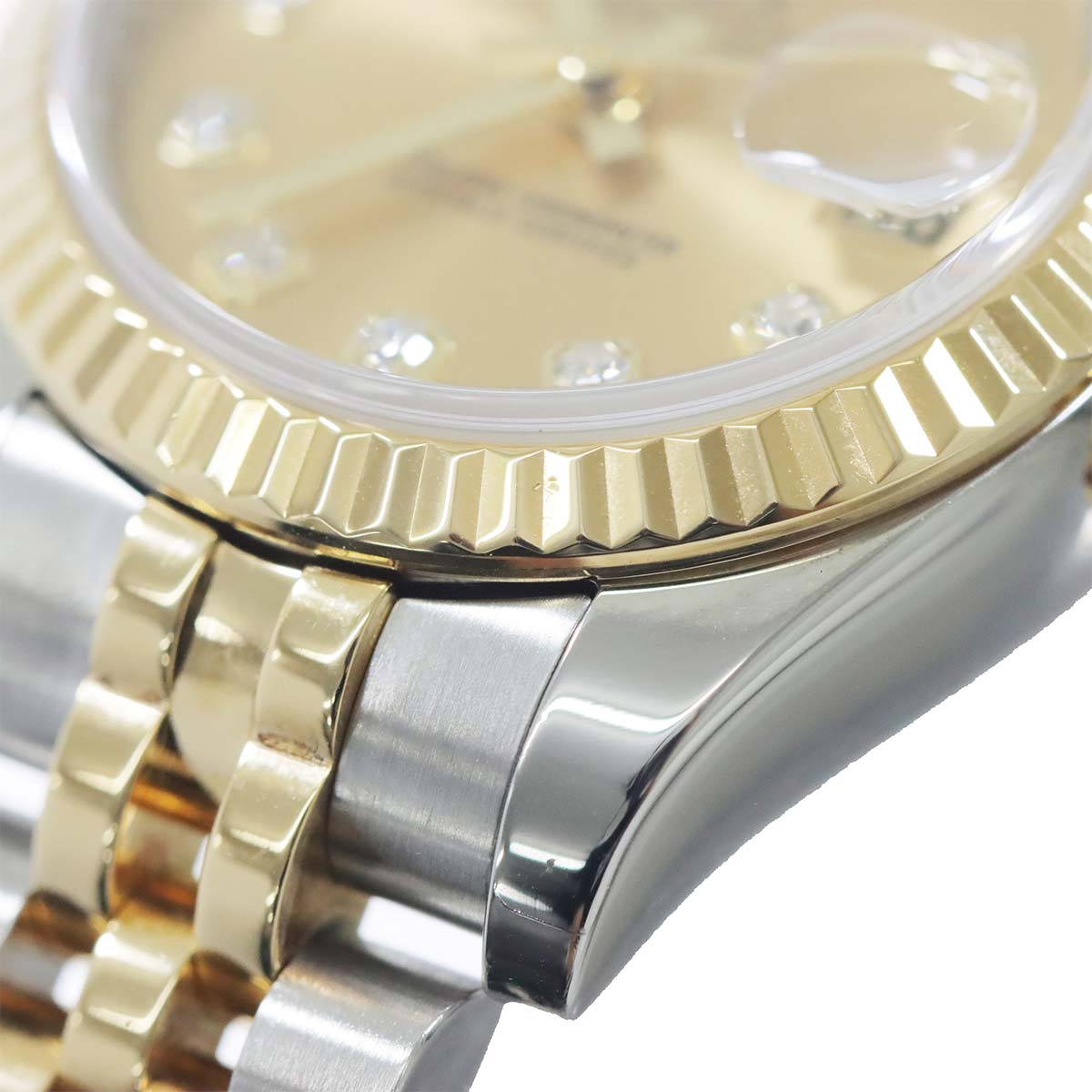 Datejust 179173G Serial Z 750 YG 10P Diamond Gold Dial Ladies