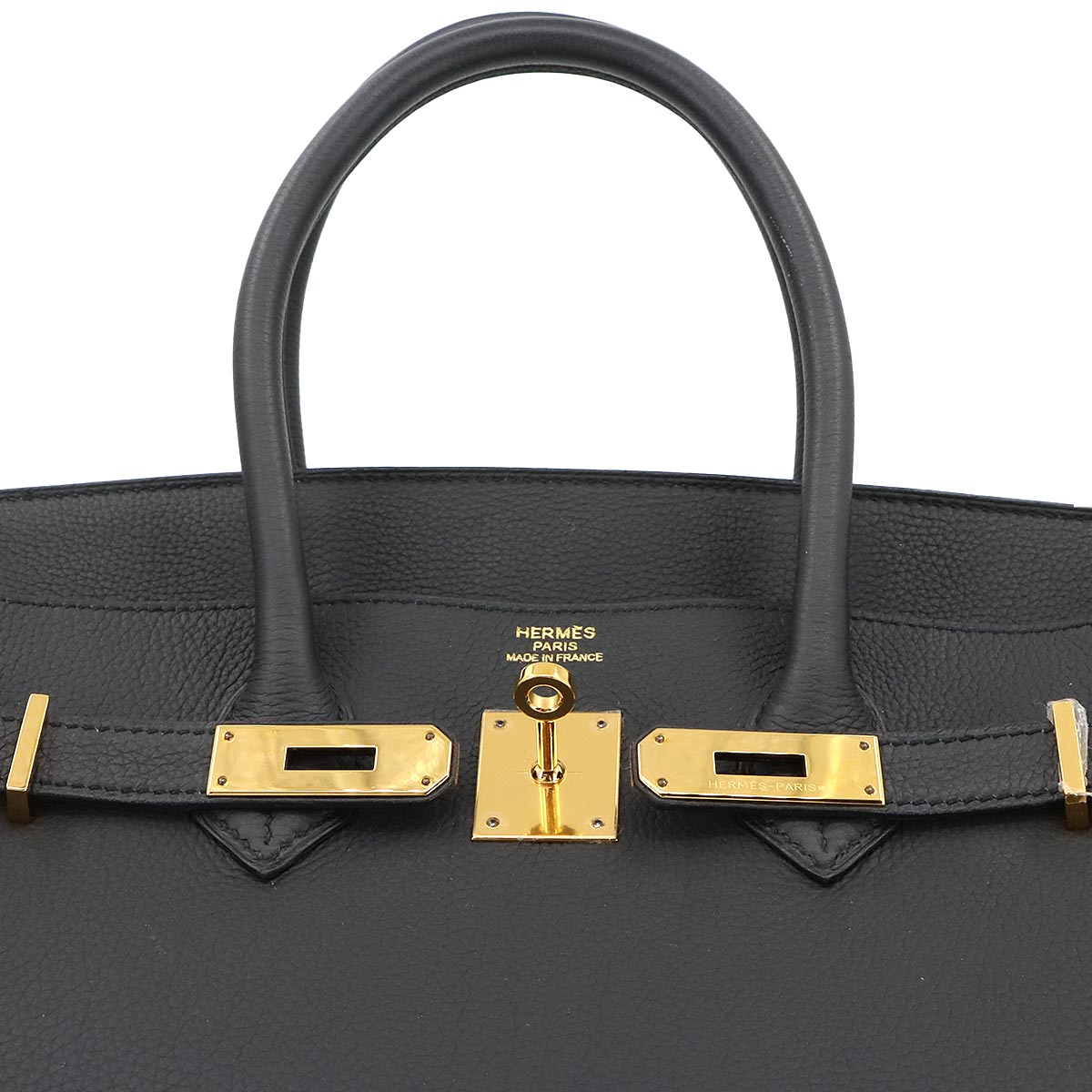 Birkin 35 Hand Bag Togo Leather Plomb Purse