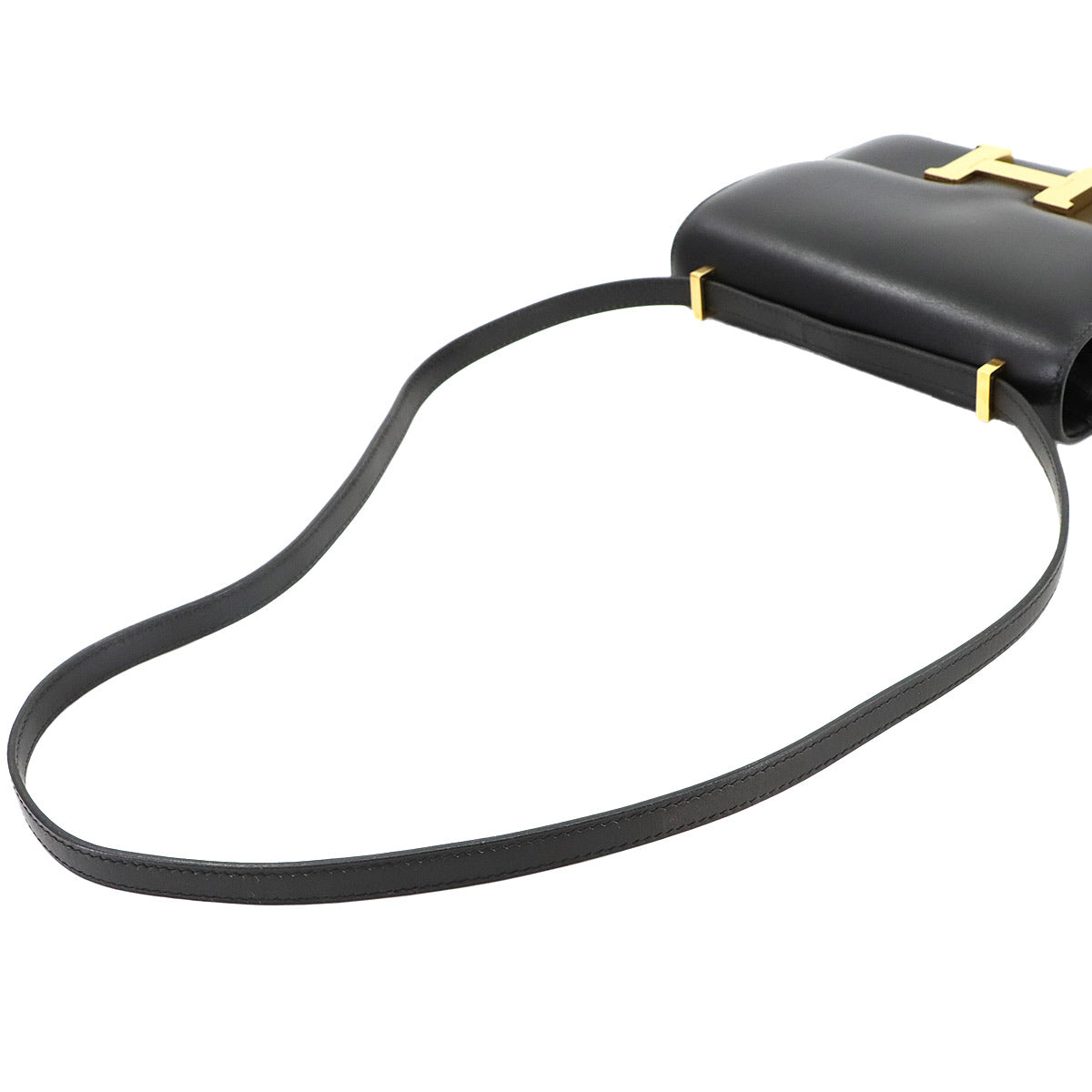 Constance Mini 18 Shoulder Bag Box calf Black Purse