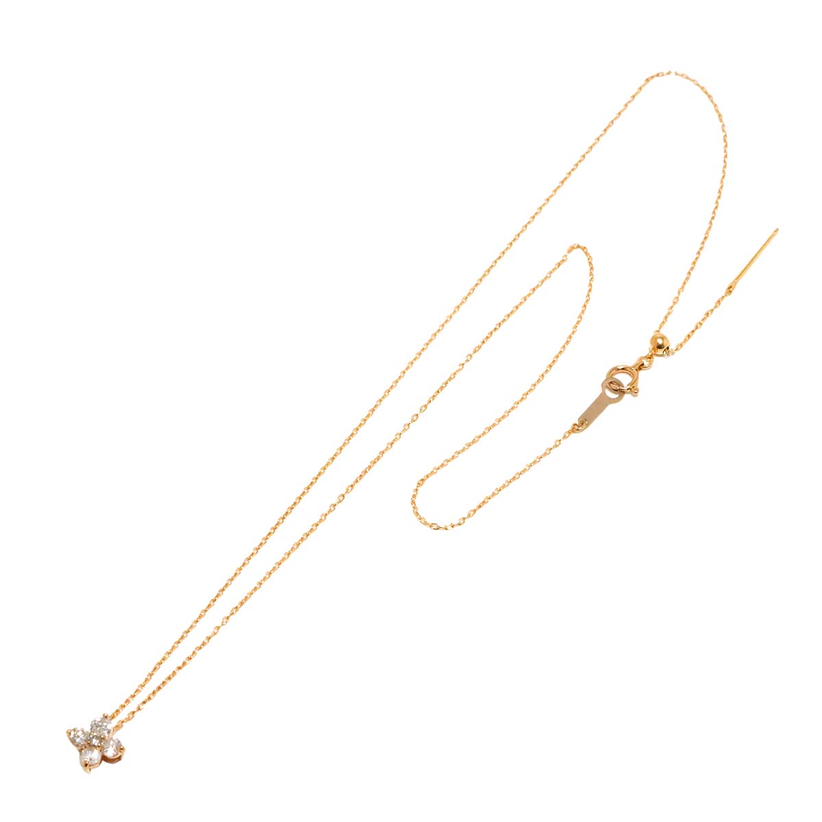 Diamond 0.433ct Necklace 18K Pink Gold 750