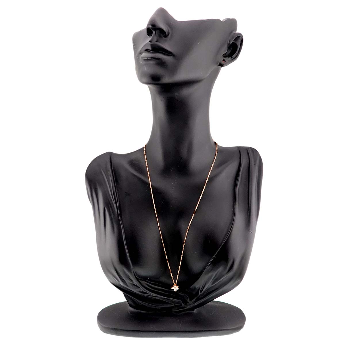 Diamond 0.433ct Necklace 18K Pink Gold 750