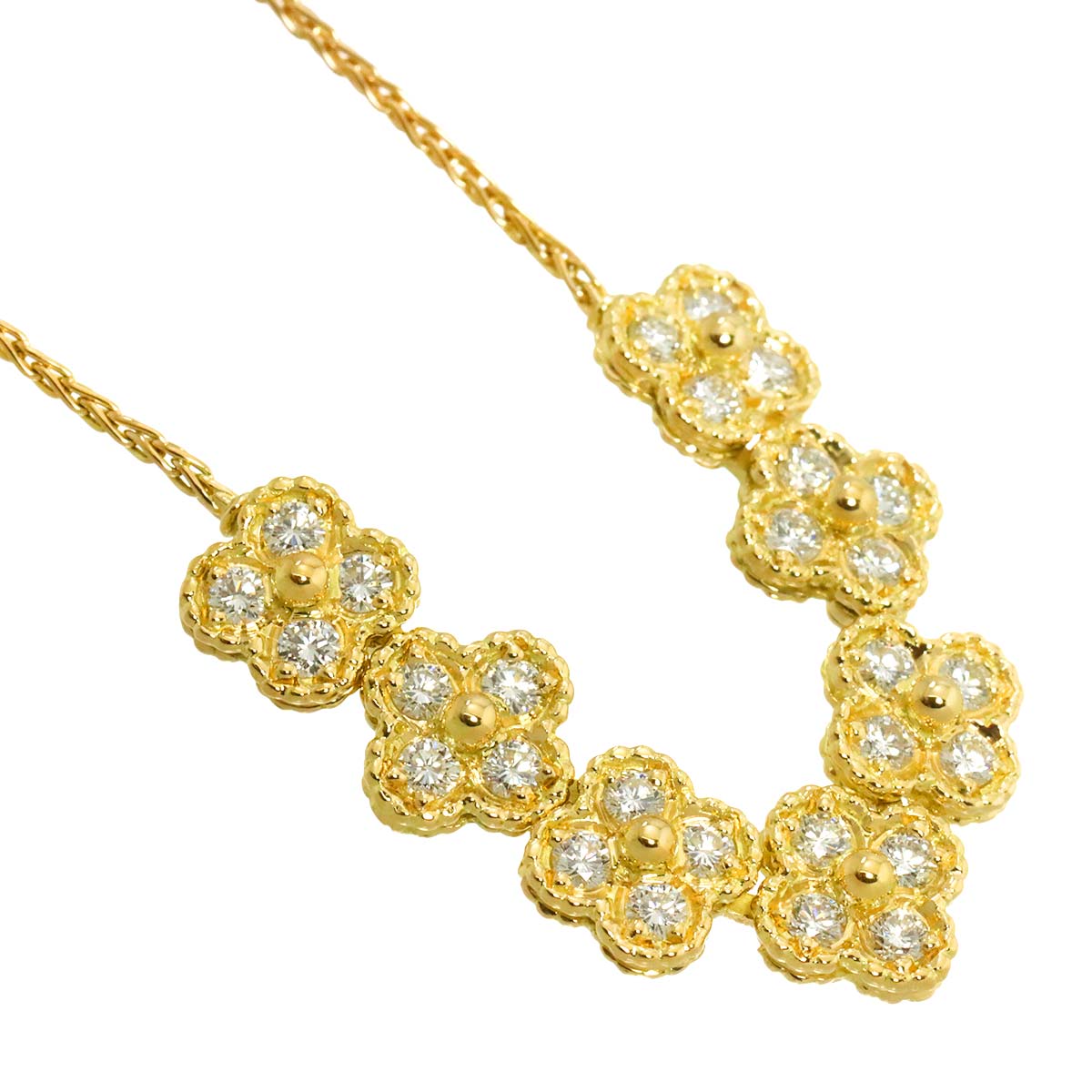 Alhambra Diamond 1.51ct Necklace 18K YG 750