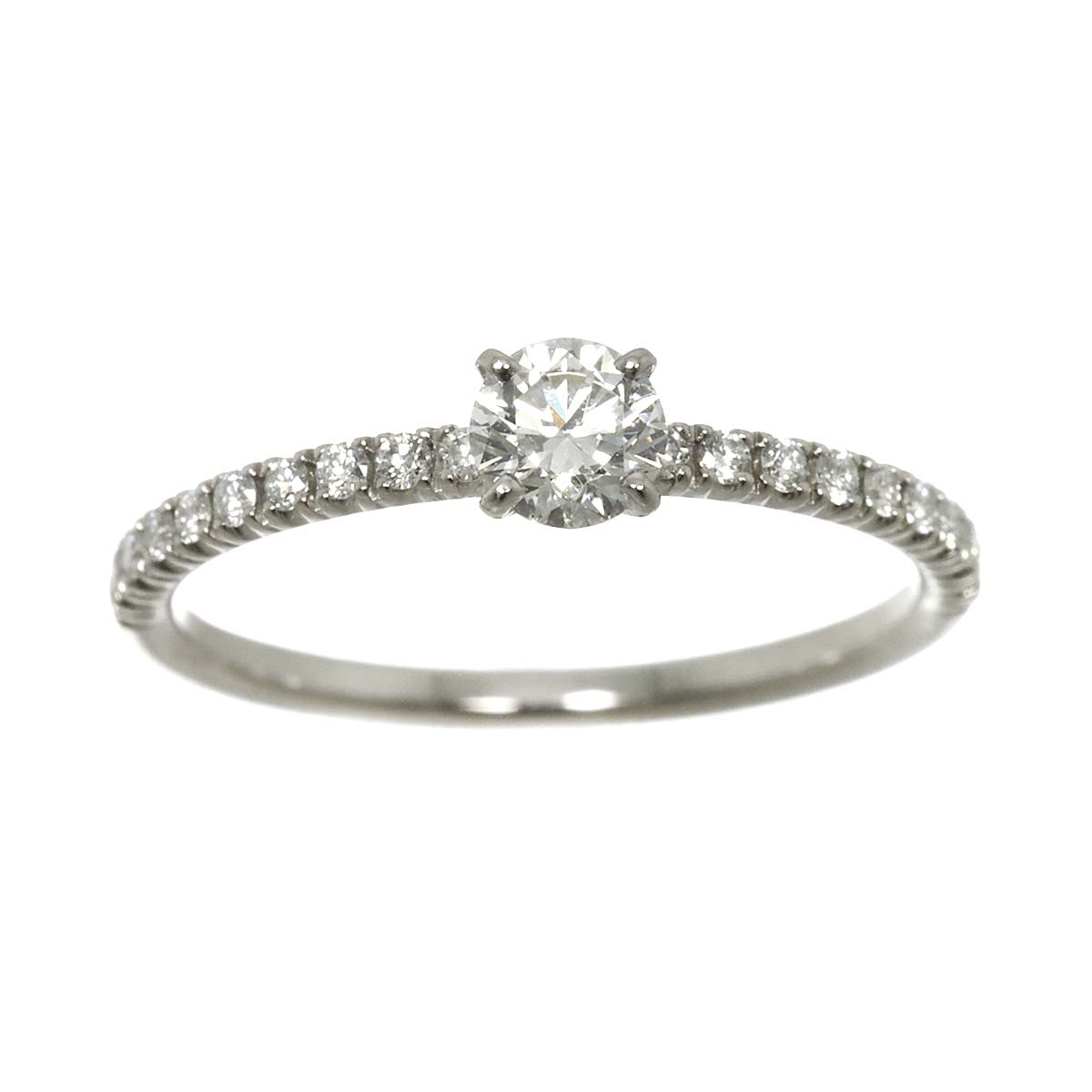 Half Diamond 0.24ct F/VVS1/EX Ring Pt size48 4.5(US)