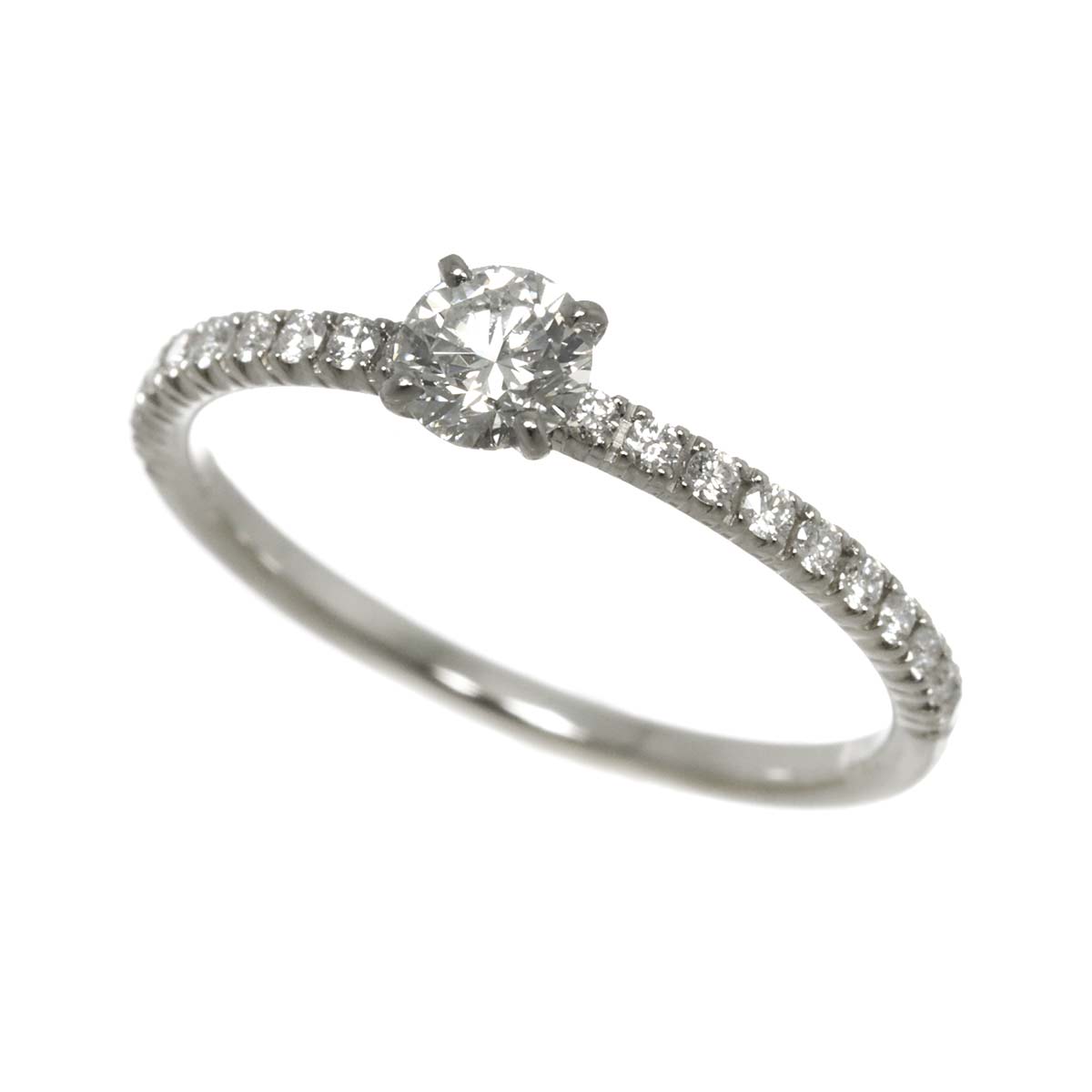 Half Diamond 0.24ct F/VVS1/EX Ring Pt size48 4.5(US)