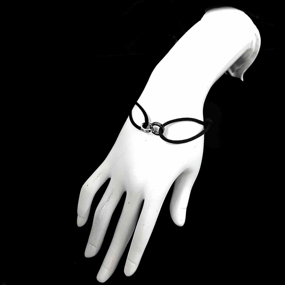 Baby Love Diamond Ceramic Bracelet 18K White Gold 750