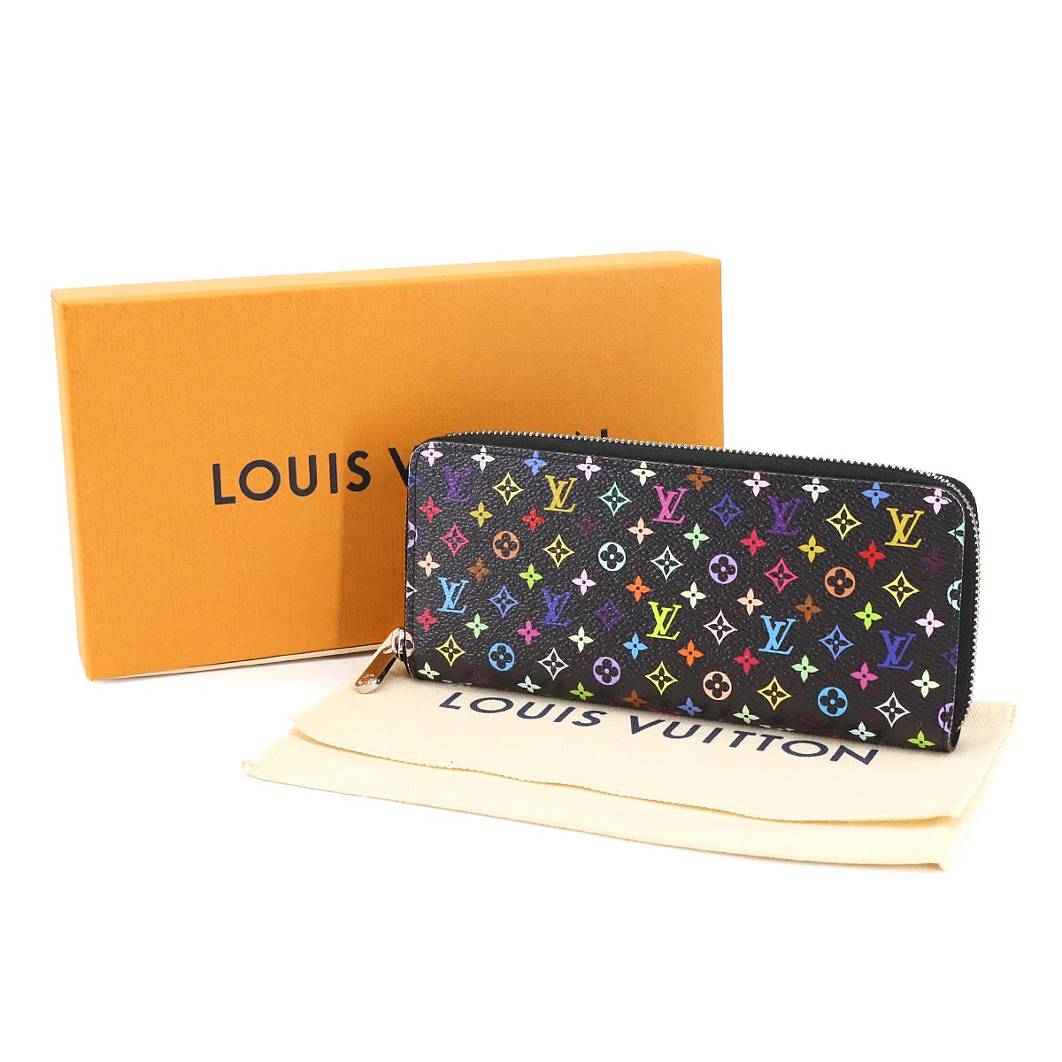 Monogram Multi Color Clemence Wallet Noir M13408 Purse