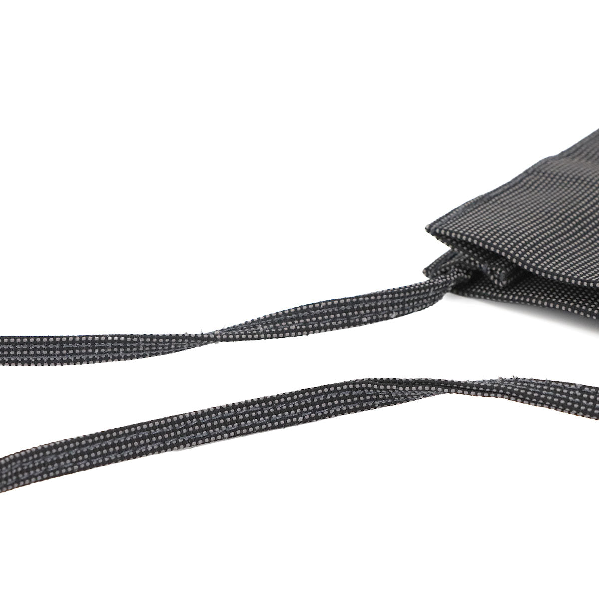 Herline Pochette Shoulder Bag Canvas Gray Purse