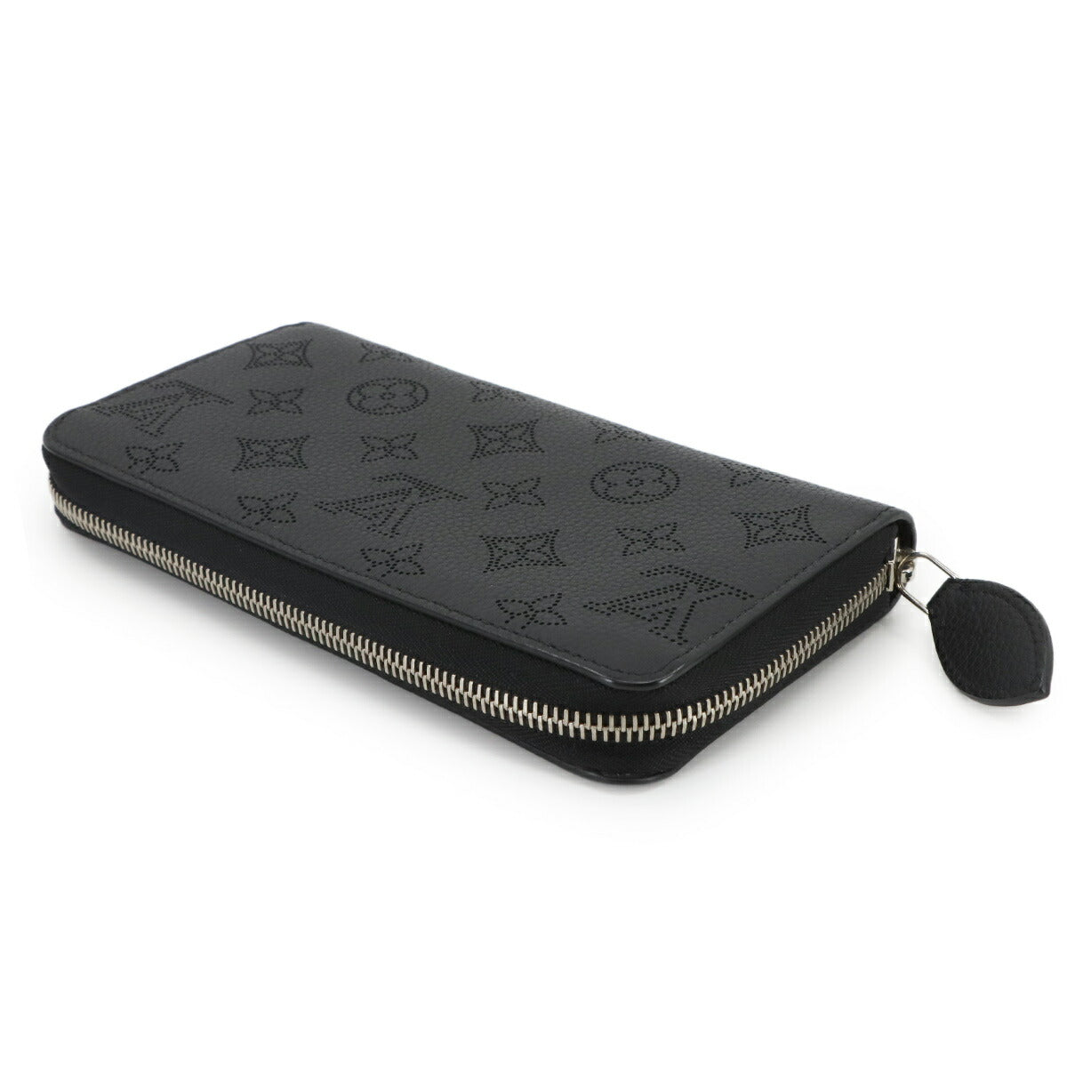 Mahina Zippy Wallet Leather Black M61867 Purse