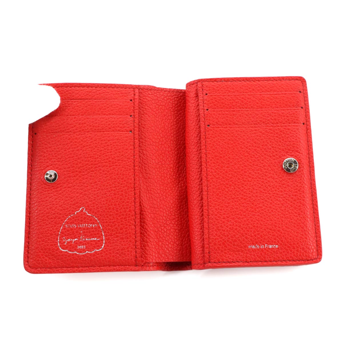 LV x YK Monogram Empreinte Clea Wallet Red White M82103