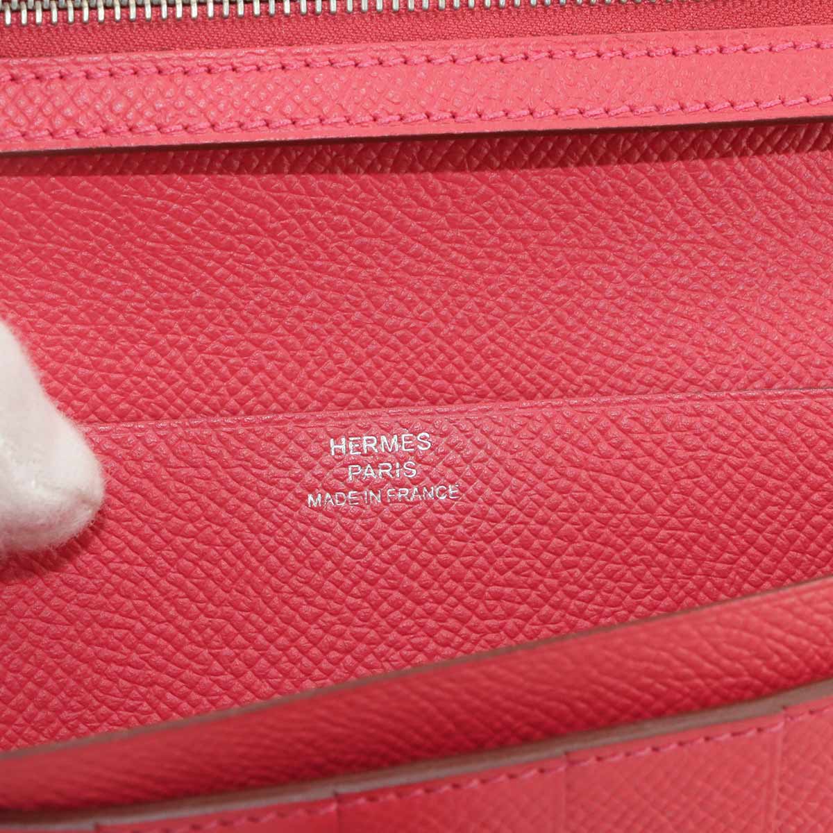 Bearn Soufflet Long Wallet Epsom Bougainvillier