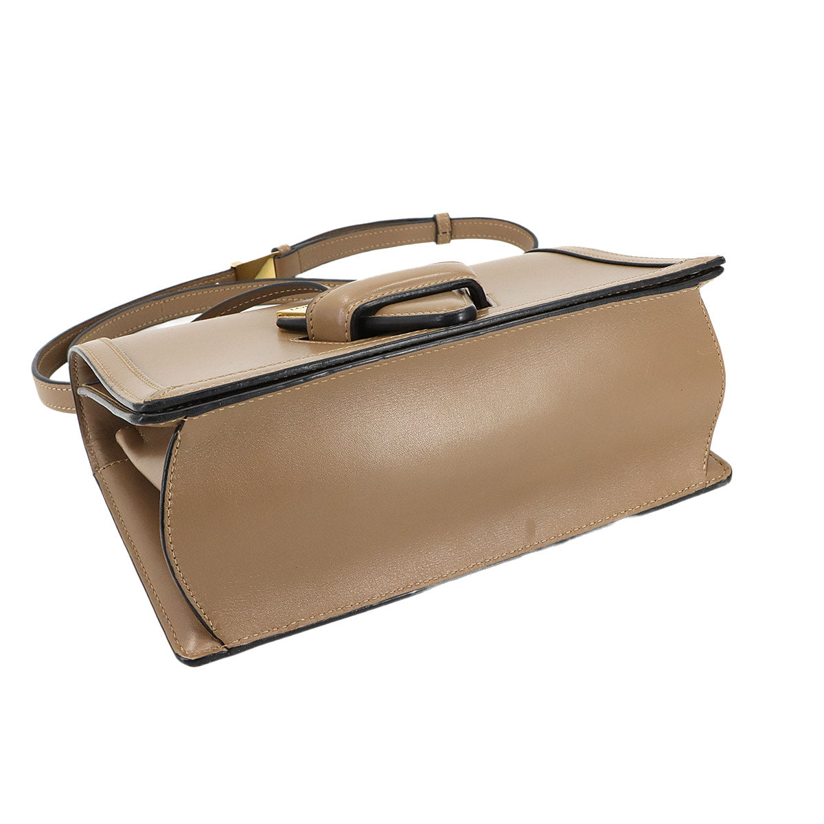 Barcelona Shoulder Bag Leather Brown Purse