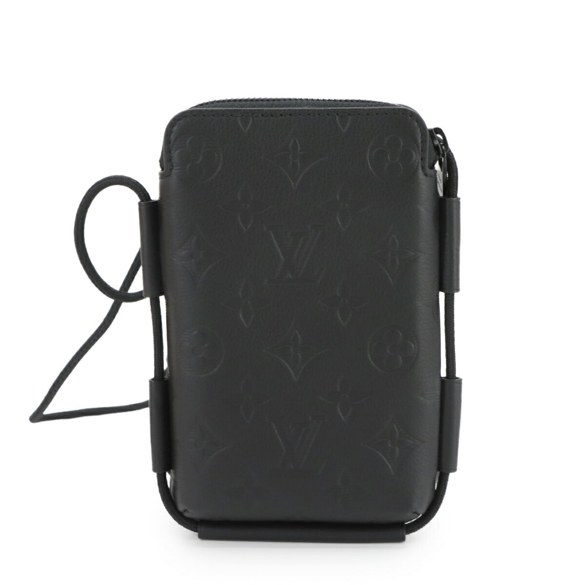 Monogram Shadow Lace Up Pouch Shoulder Bag M12601 Purse