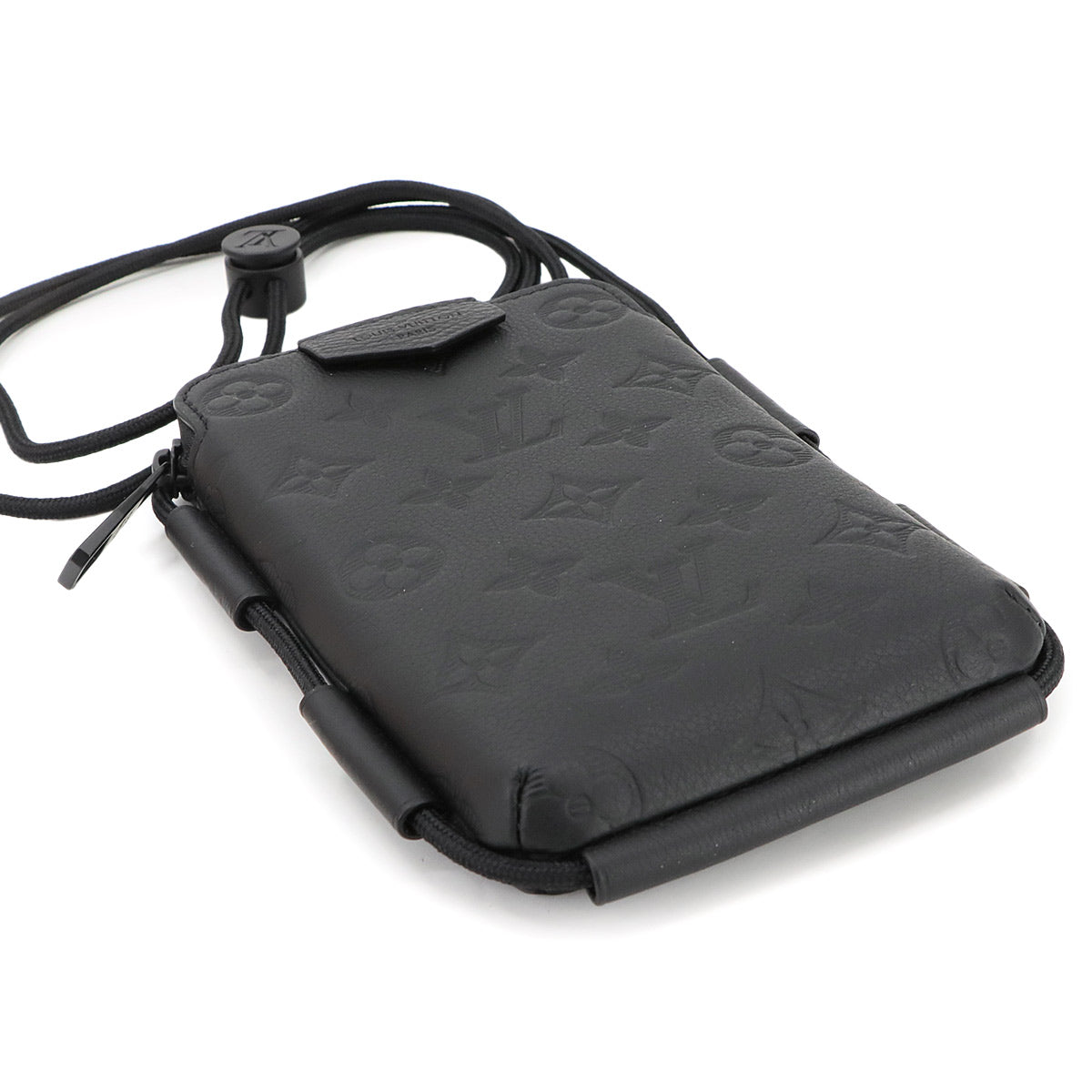 Monogram Shadow Lace Up Pouch Shoulder Bag M12601 Purse