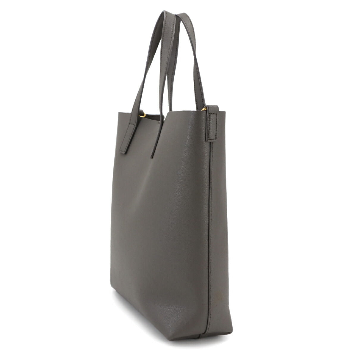 Shopping Toy 2way Tote Shoulder Bag Leather Gray 498612