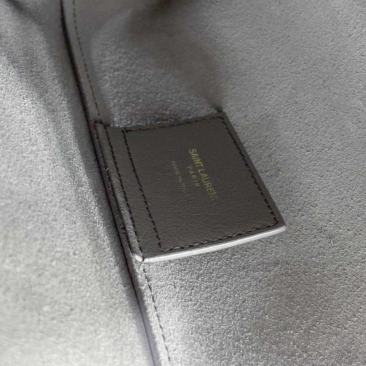 Shopping Toy 2way Tote Shoulder Bag Leather Gray 498612