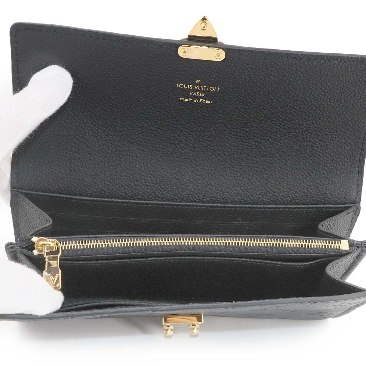 Monogram Empreinte Sarah Metis Wallet Noir M82638