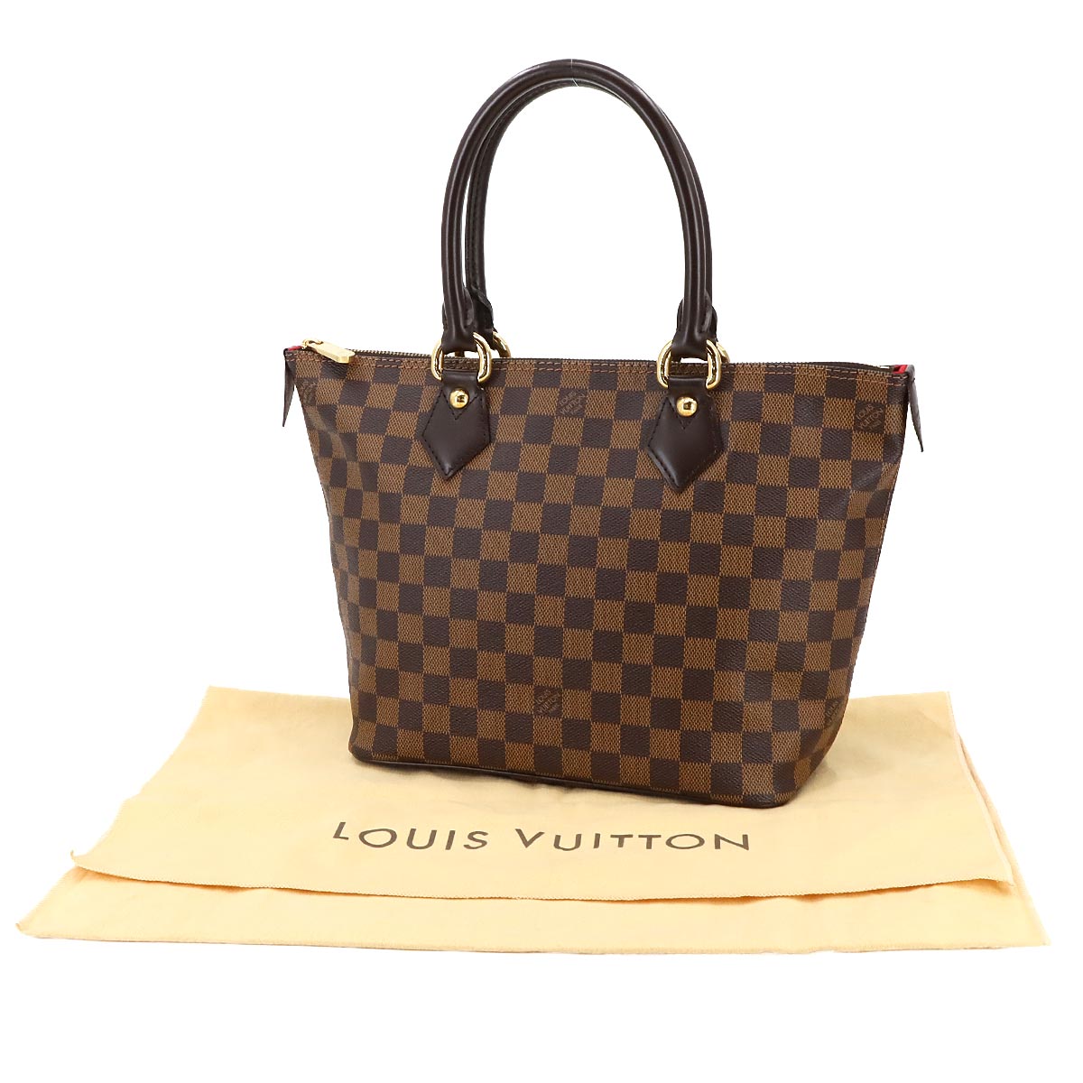 Damier Saleya PM Tote Bag Ebene N51183 Purse