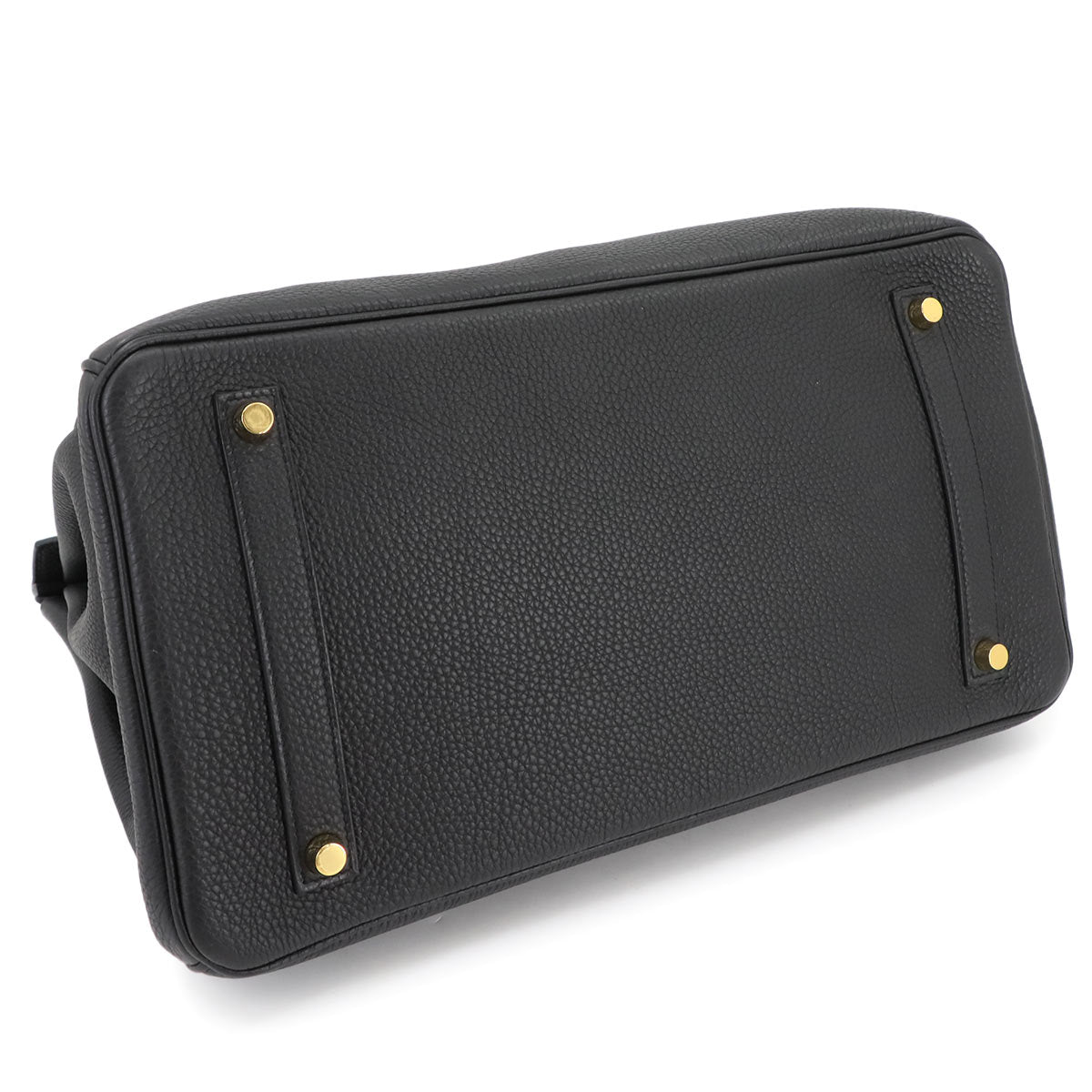 Birkin 35 Hand Bag Togo Leather Black Purse