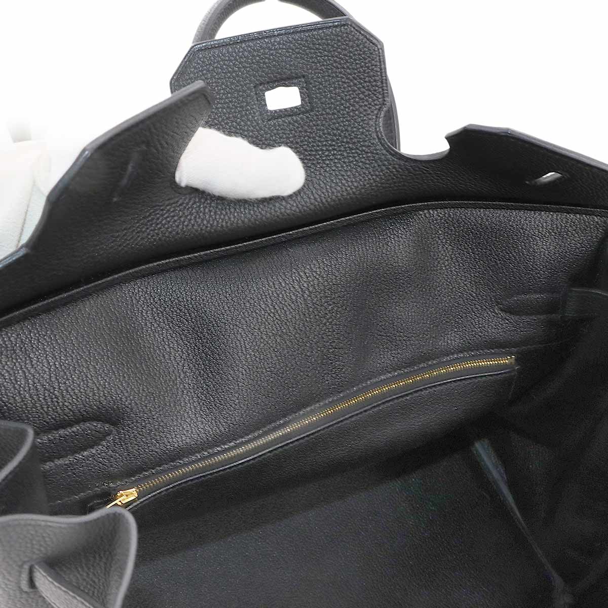 Birkin 35 Hand Bag Togo Leather Black Purse