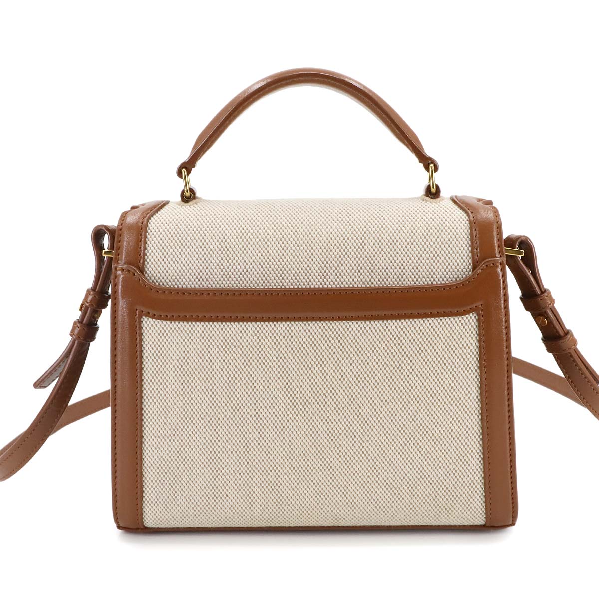 Cassandra Top handle Mini Hand Shoulder Bag Beige