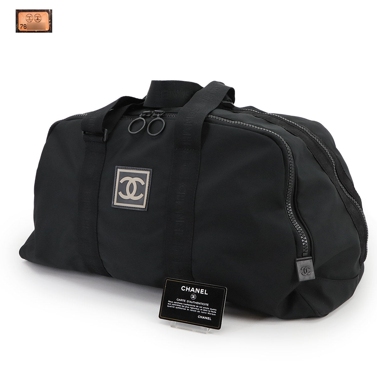 Sports Line Boston Bag Nylon Black A19976 Purse