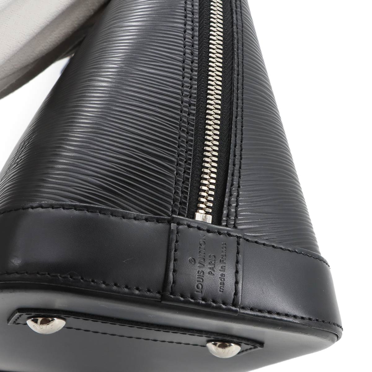 Epi Alma PM Hand Bag Leather Noir Black M52802 Purse