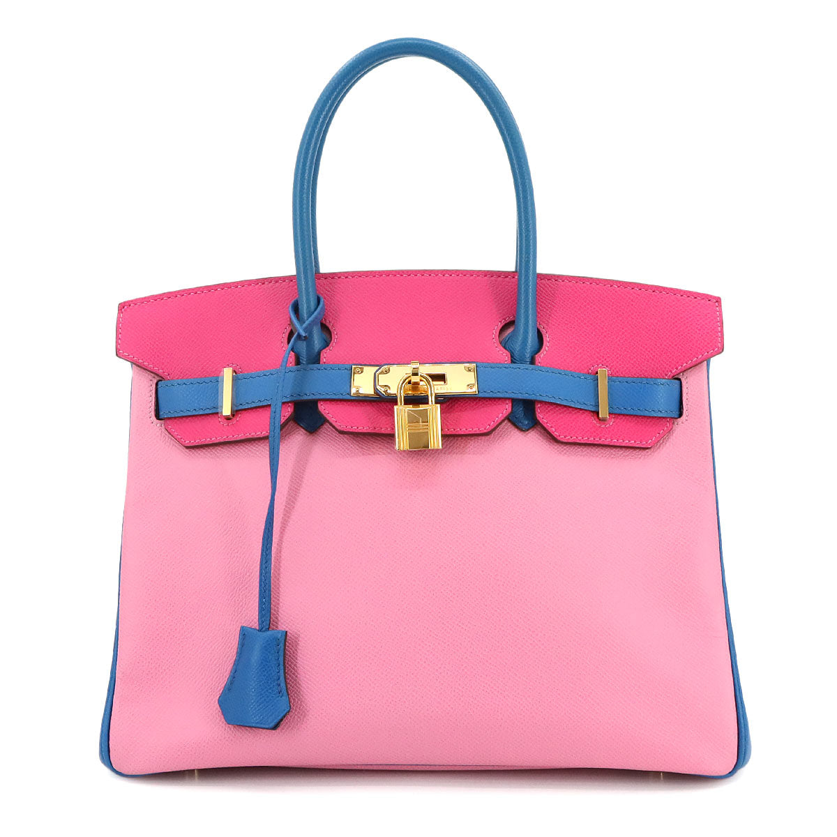Birkin 30 SPO Personal Hand Bag Epsom Rose Confetti Rose Tyrien