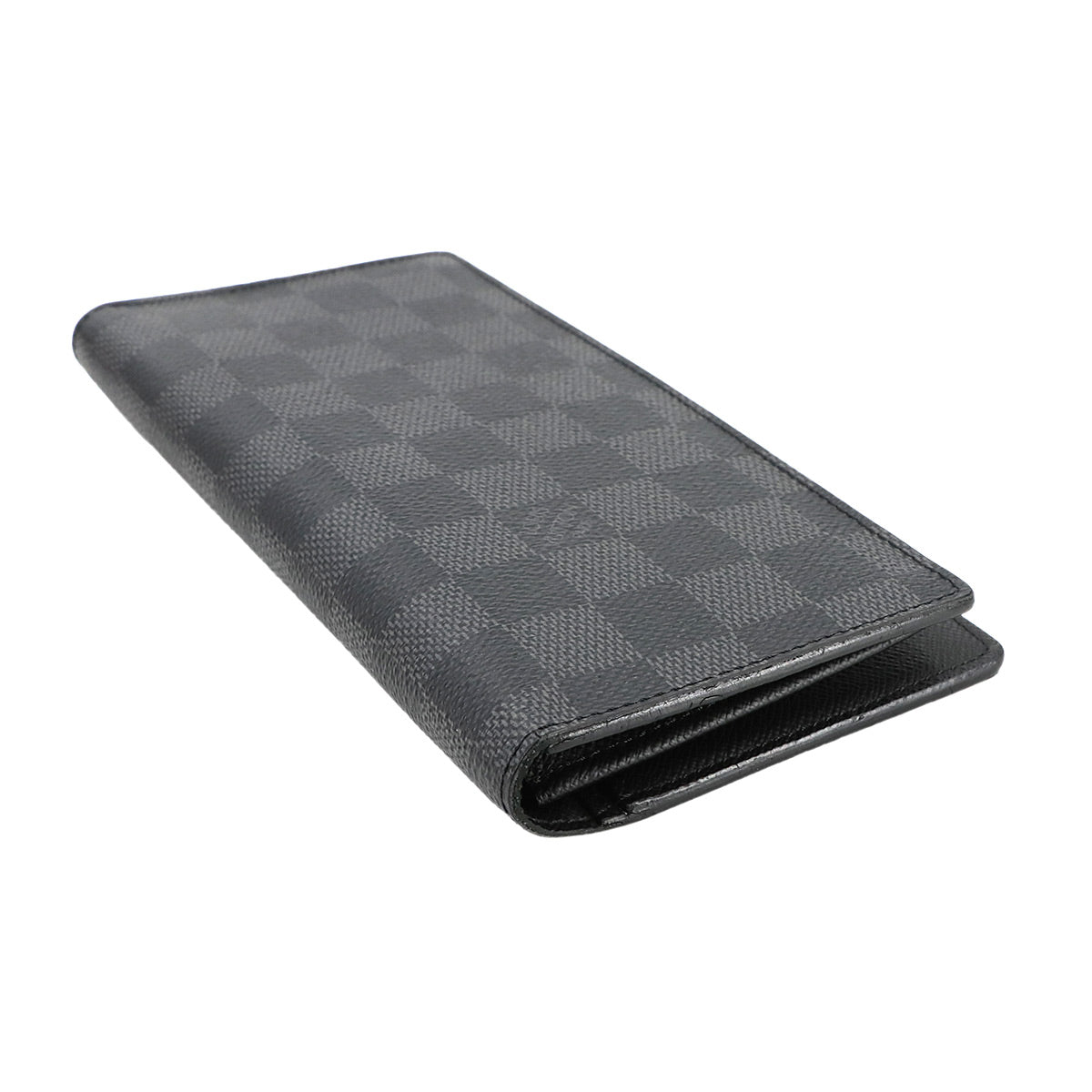 Damier Graphite Brazza Long Wallet Gray N62665 Purse