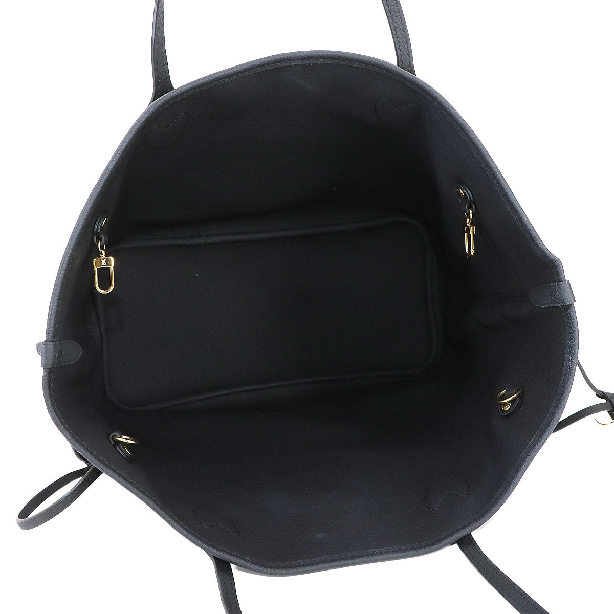 Neverfull Inside Out MM Tote Bag Leather Noir M11946