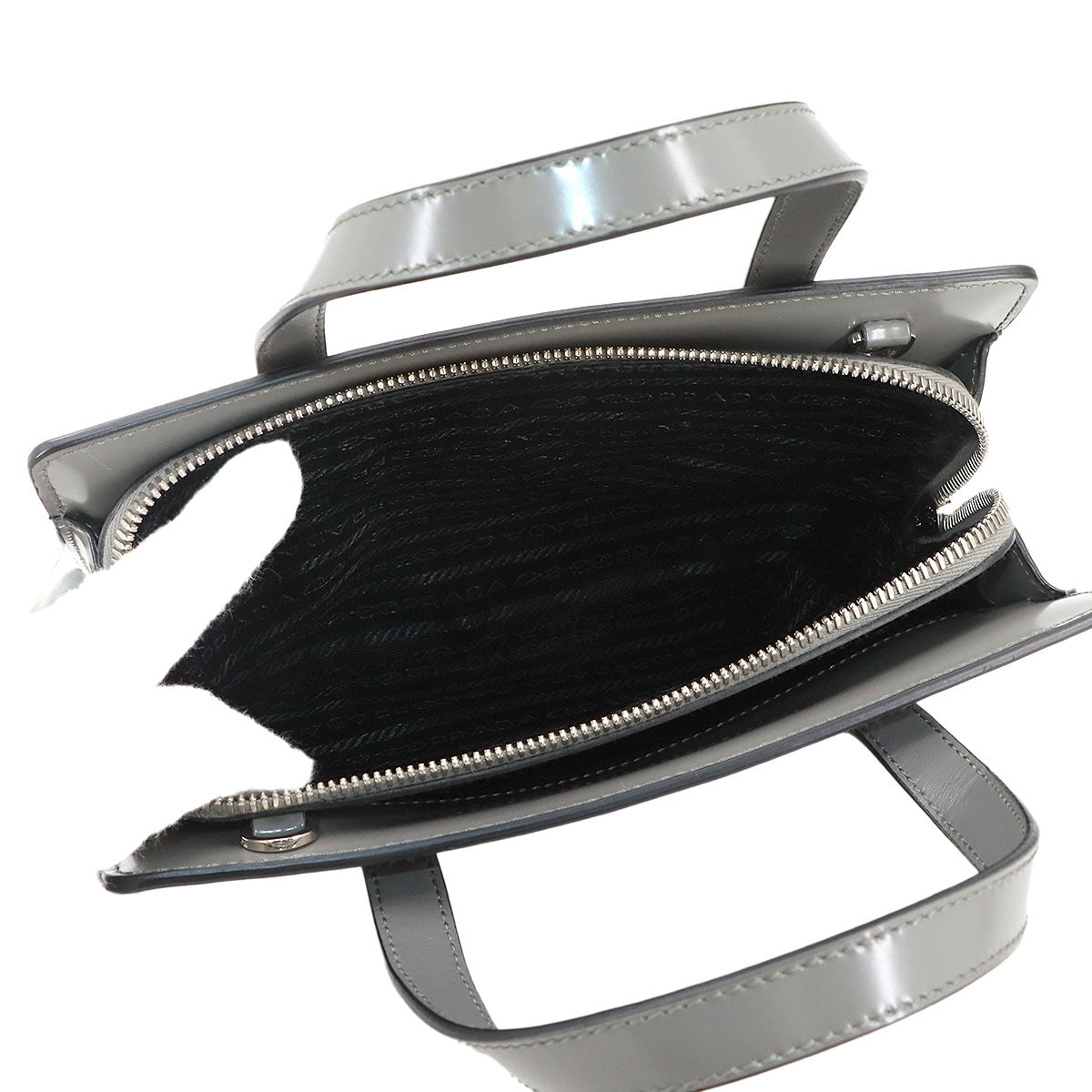 Re-Edition 1995 2way Hand Shoulder Bag Leather Gray 1BA357