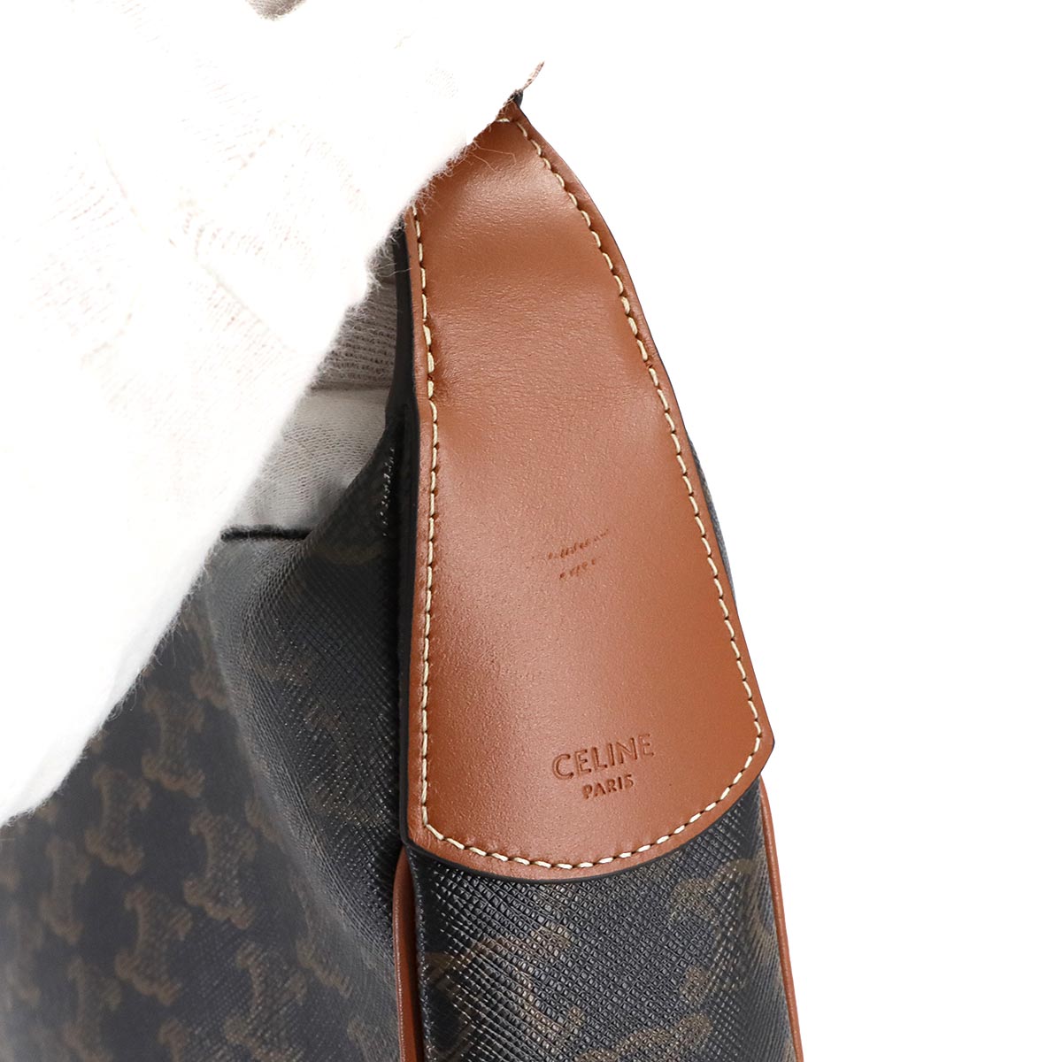 Triomphe Heloise Shoulder Bag Leather Tan 114712 Purse