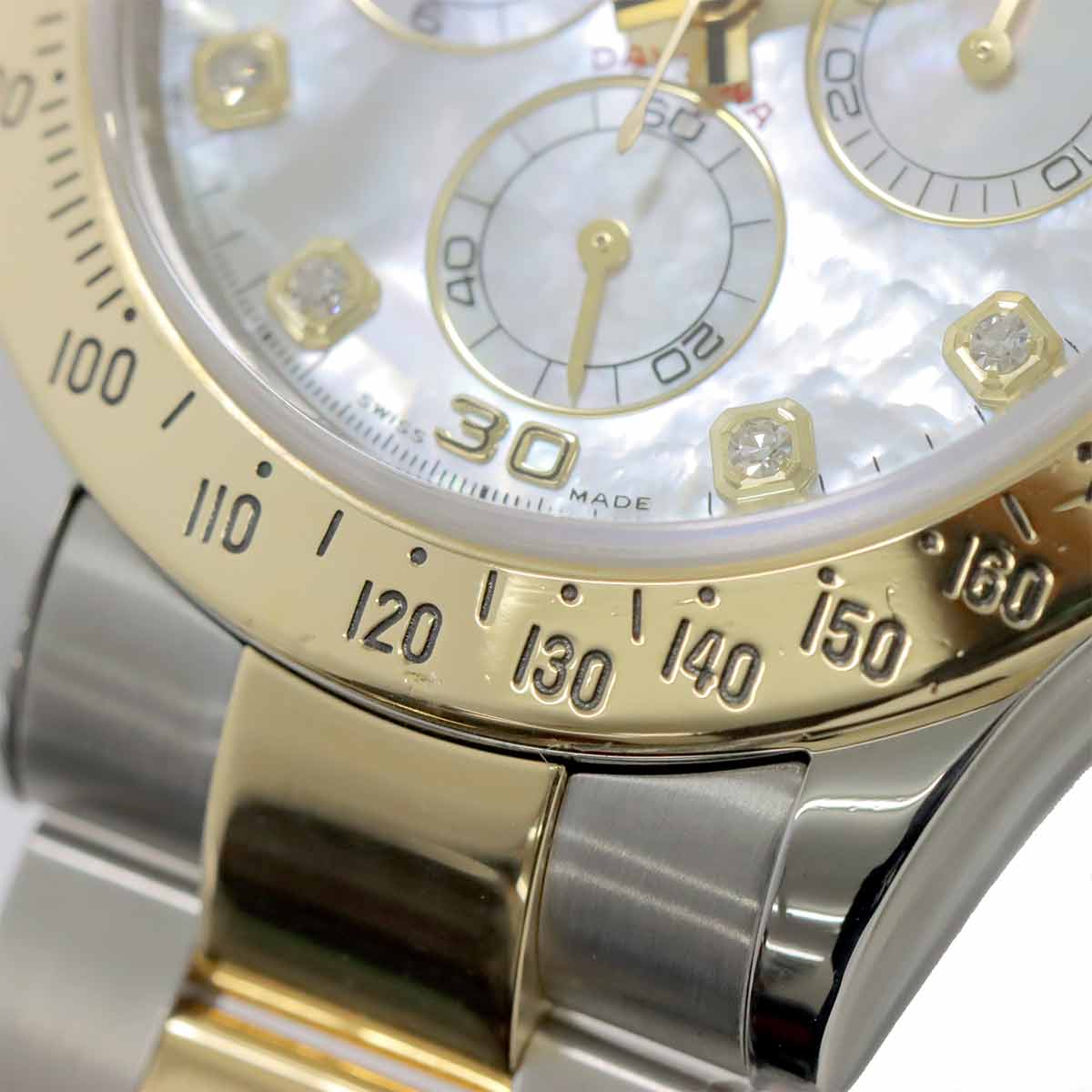 Daytona 116523NG Serial V 750 YG White Shell Dial Mens Watch