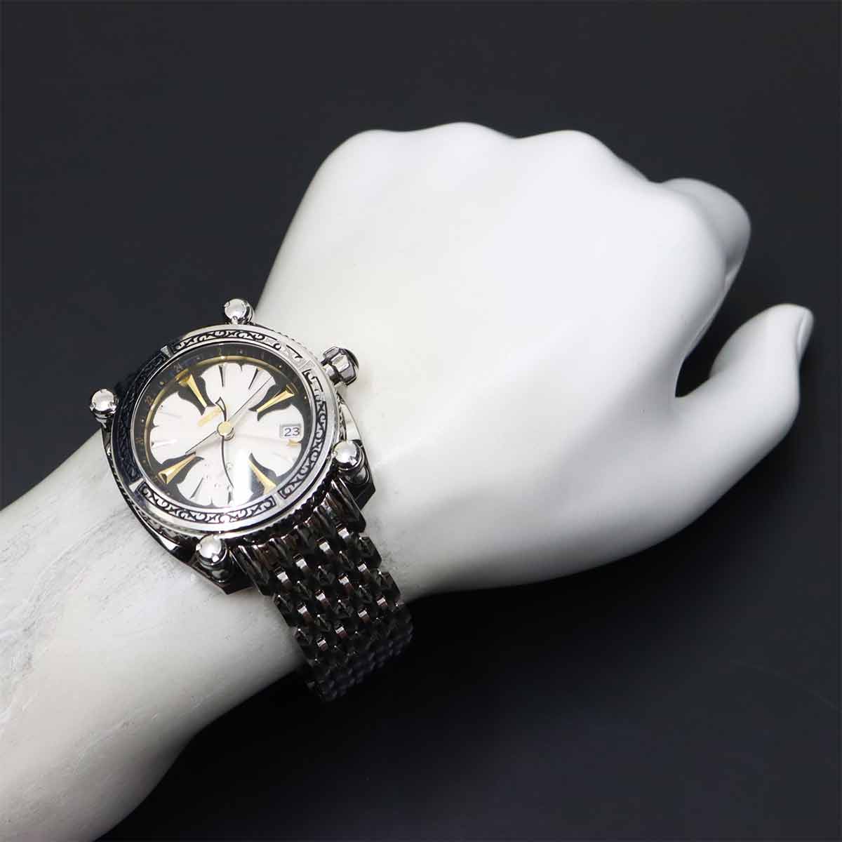 Galante beauty and the beast GMT SBLA061 White Dial Mens