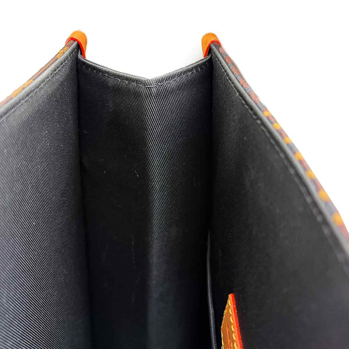 Giant Damier Mini Tote Shoulder Bag Ebene NIGO N40355