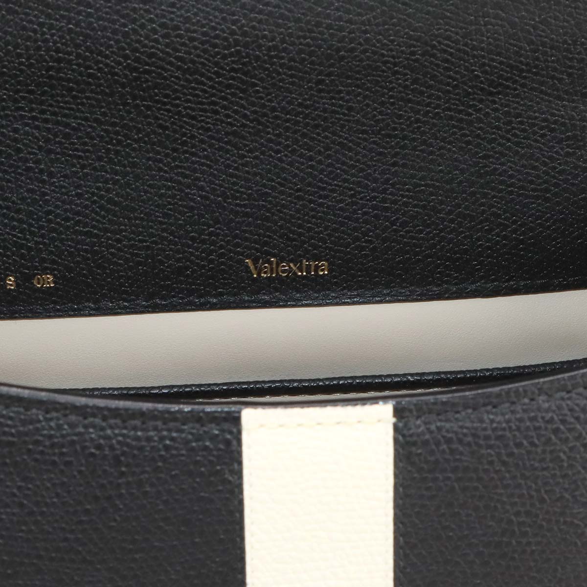 Mini Iside 2way Hand Shoulder Bag Leather Black White Purse